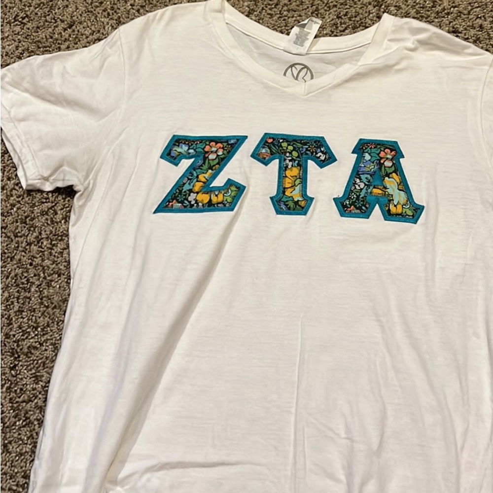 ZTA letter shirt